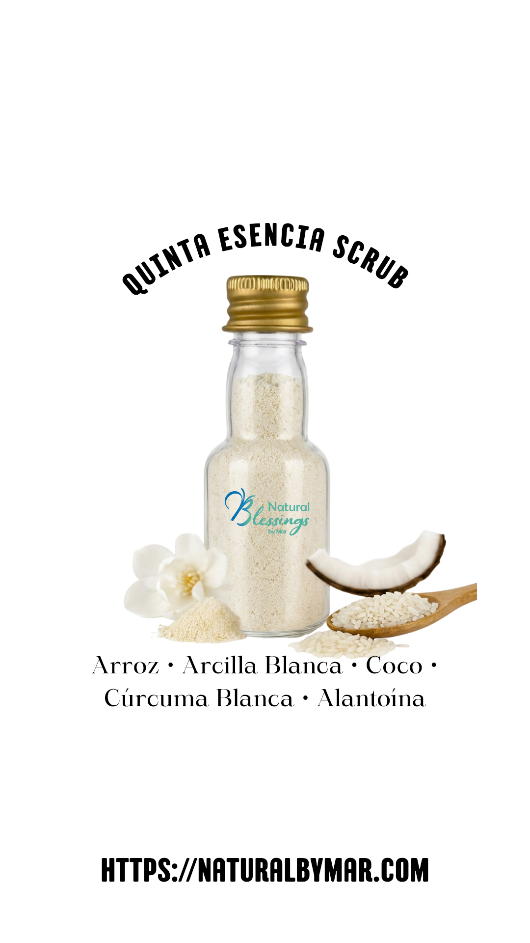 QUINTA ESENCIA SCRUB(Exfoliante Facial Artesanal)1oz