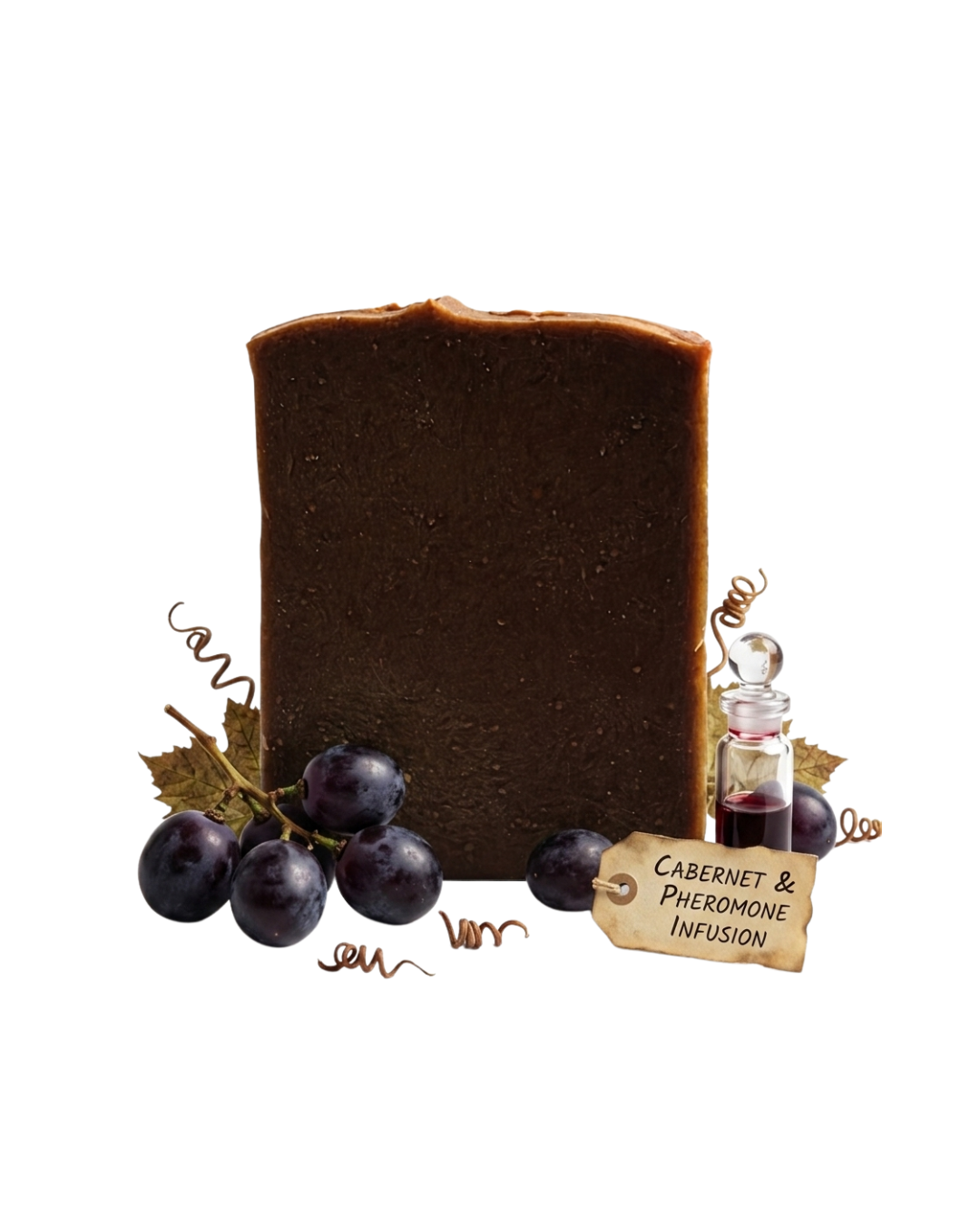 🧼 JABÓN ARTESANAL WINE PHEROMONES (CABERNET)