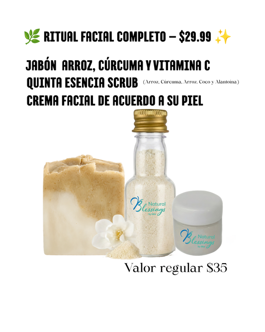 RITUAL FACIAL COMPLETO  $29.99