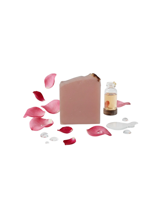 🧼 JABÓN ARTESANAL DE ROSAS (AGUA & ACEITE DE ROSAS).
