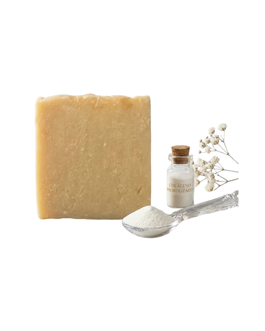 🧼 JABÓN ARTESANAL COLÁGENO HIDROLIZADO