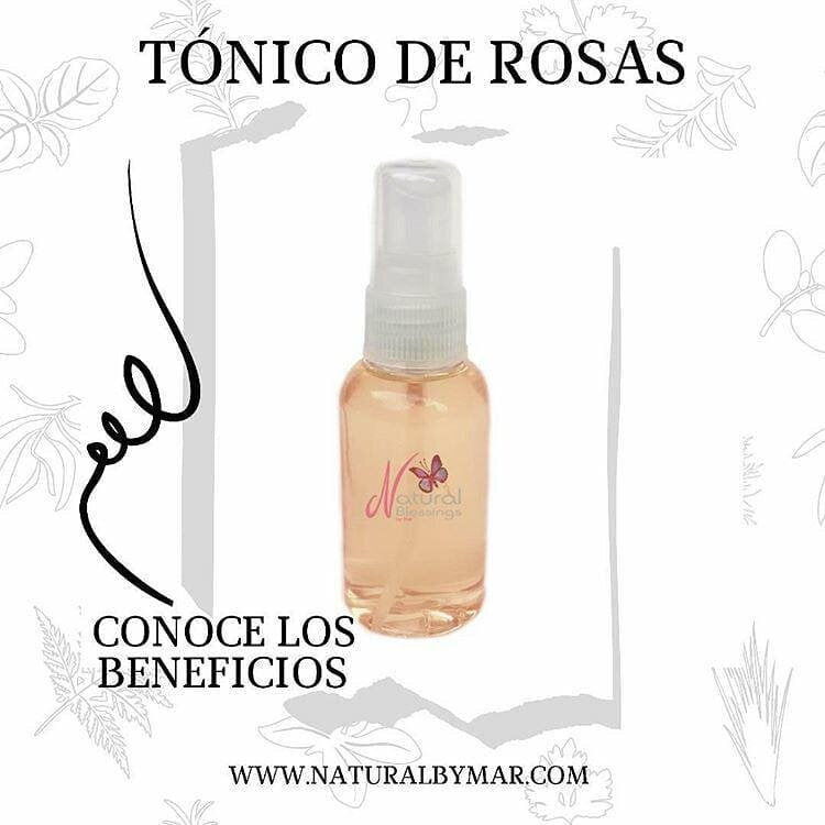 Tónico  de Rosas 2oz(Todo tipo de Piel)